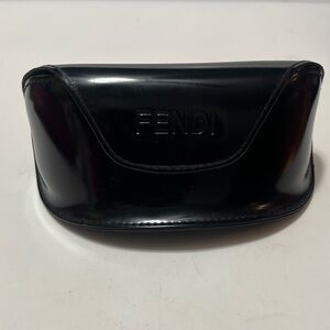 Fendi Glossy Black Eyewear Case